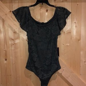 Express lace bodysuit size small